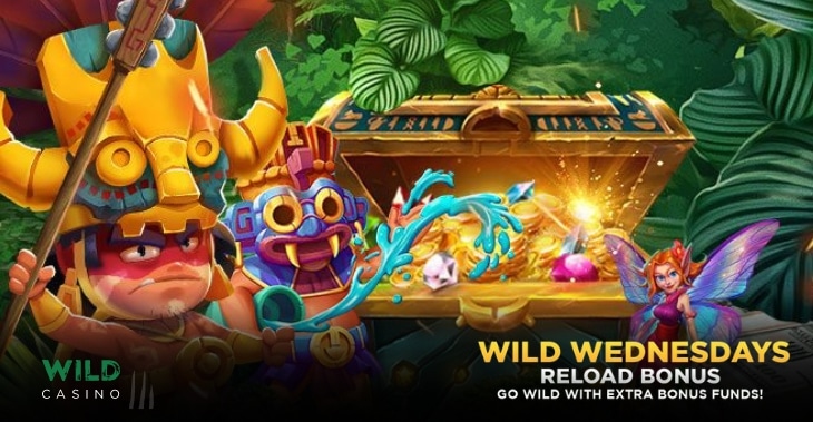 Go Wild by depositing funds every Wednesday at Wild Casino